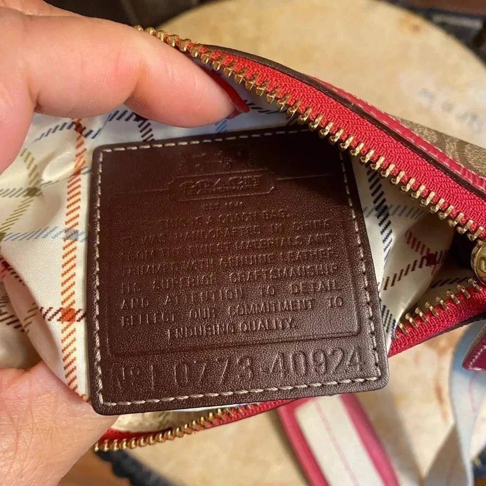 Coach Signature Heritage Stripe Crossbody Bag - Picture 12 of 12